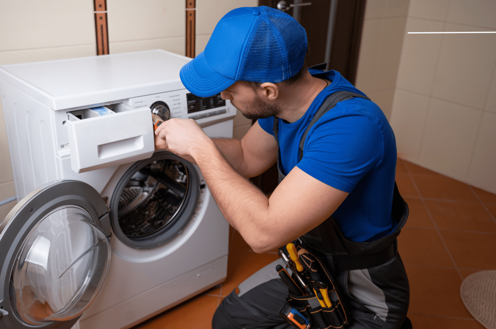 washing machine repair man